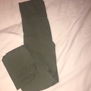 Green Leggings by Charlotte Russe